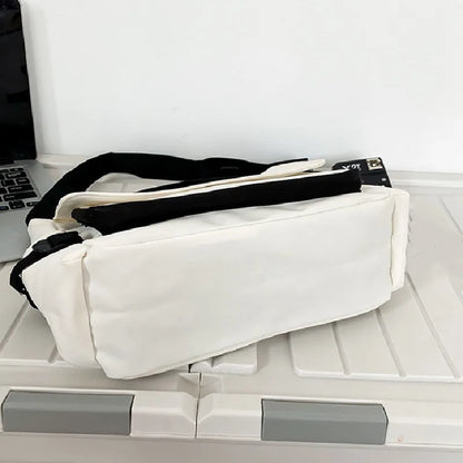 Top Quality Oxford Diagonal Cross Bag Youth Fashion Casual Version Ladies Canvas Shoulder Bag Solid Color Women Messenger Bags