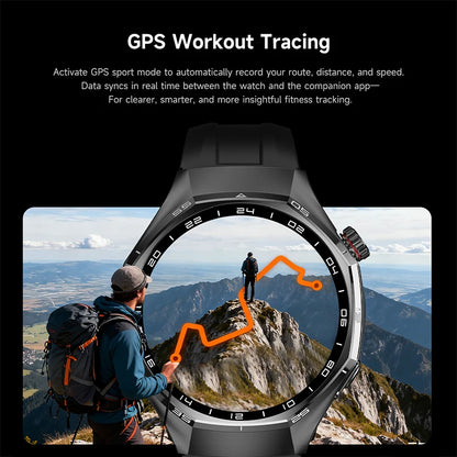2026 New Global Version Watch 6 Pro GPS Smart Watch Men AMOLED Screen Sports Fitness Track Bluetooth Call Waterproof Smartwatch
