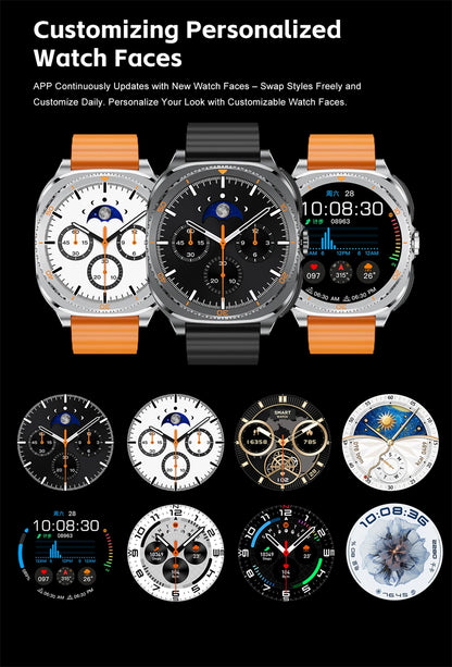 New 2026 TWS 2-in-1 Wireless Headset Smart Watch 7 Ultra AMOLED HD Screen Smartwatch with Earbuds Bluetooth Call Sports Watches