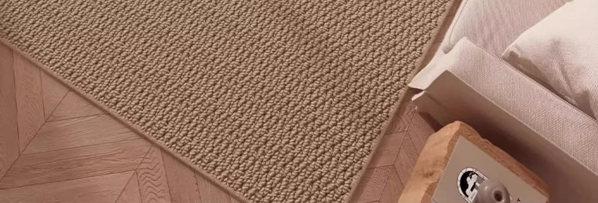 Solid Tone Faux Sisal Rug for Living Room Decoration Home Large Area Fluffy Non-slip Rugs Bedroom Dining Room Soft Mats Custom