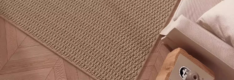 Solid Tone Faux Sisal Rug for Living Room Decoration Home Large Area Fluffy Non-slip Rugs Bedroom Dining Room Soft Mats Custom