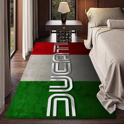 Motorcycle LOGO D-Ducati Floor Mat Rectangle Anti-slip Home Soft Badmat Front Door Indoor Outdoor Mat Hotel Decor Mat