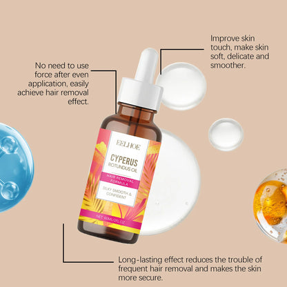 Eelhoe Cyperus Rotundus Oil Body Post Hair Removal Soothing Oil Hair Growth Inhibitor Depilatory After Epilation Care For Skin