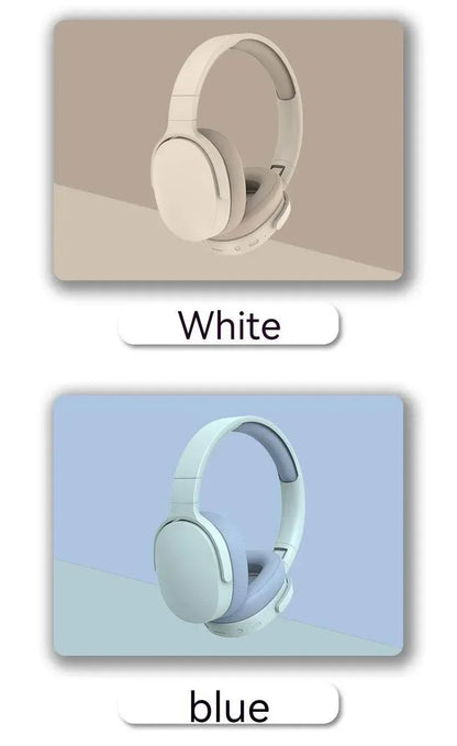 Hot Wireless Bluetooth Headphones Over Ear Hifi Stereo Headset True Sports Earphones TF AUX Music Player with HD Mic