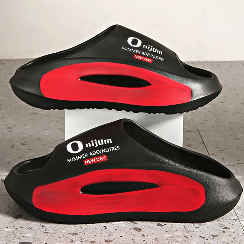 Men's Slippers EVA Non-slip Slides Fashion Slippers Comfortable Men's Slides Summer Sandals Home Indoor Shoes Big size