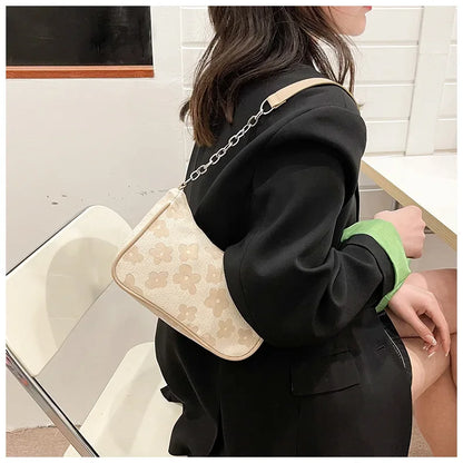 2025 New Fashion Felt Shoulder Bags for Women Small Casual Underarm Bag Female Hand Crossbody Bags for Women Purses and Handbags