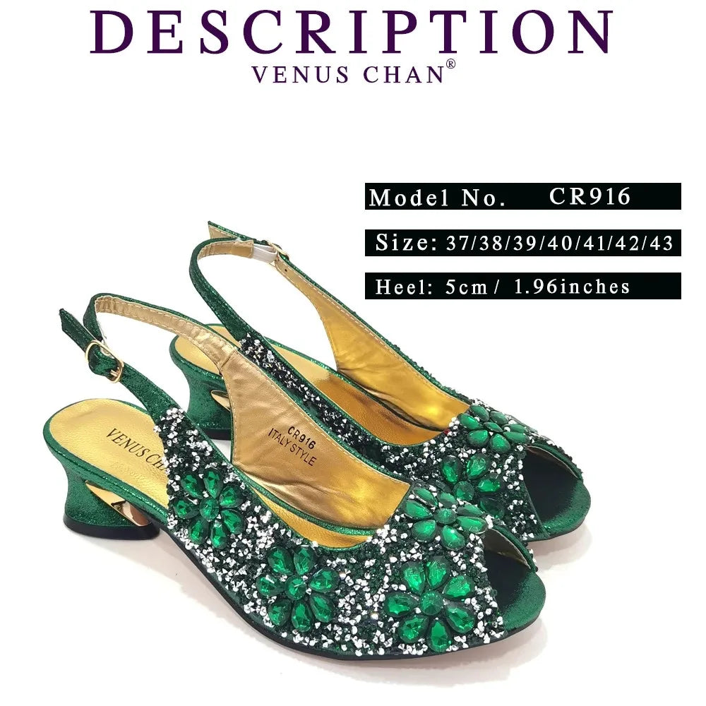 2024 Shoes and Bag for Party Wedding Plus Size Women Shoes 43 High Heels Sexy Ladies Luxery Shoes Women Dress Pumps with Purse