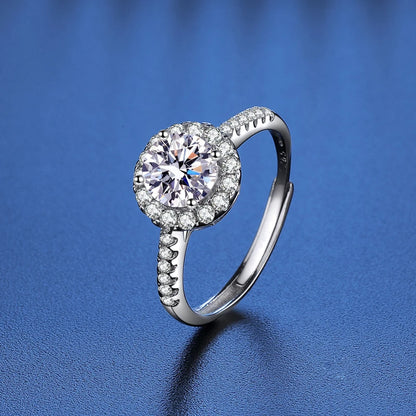 Moissanite Women's Ring Real 925 Sterling Silver D Color Shining Ring With Certificate Proposal Luxury Jewelry Gift