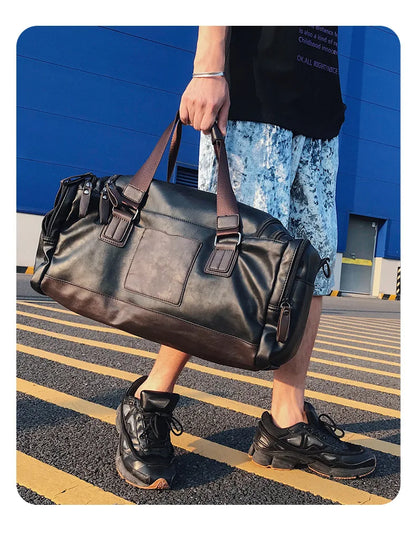 Tilorraine 2025 new men's travel bag, handbag, shoulder large capacity bag can hold shoes