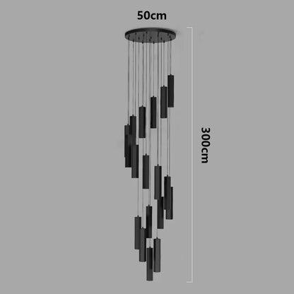 Modern home decor led lights pendant light lamps forstaircase Chandeliers for living room hanging light indoor lighting