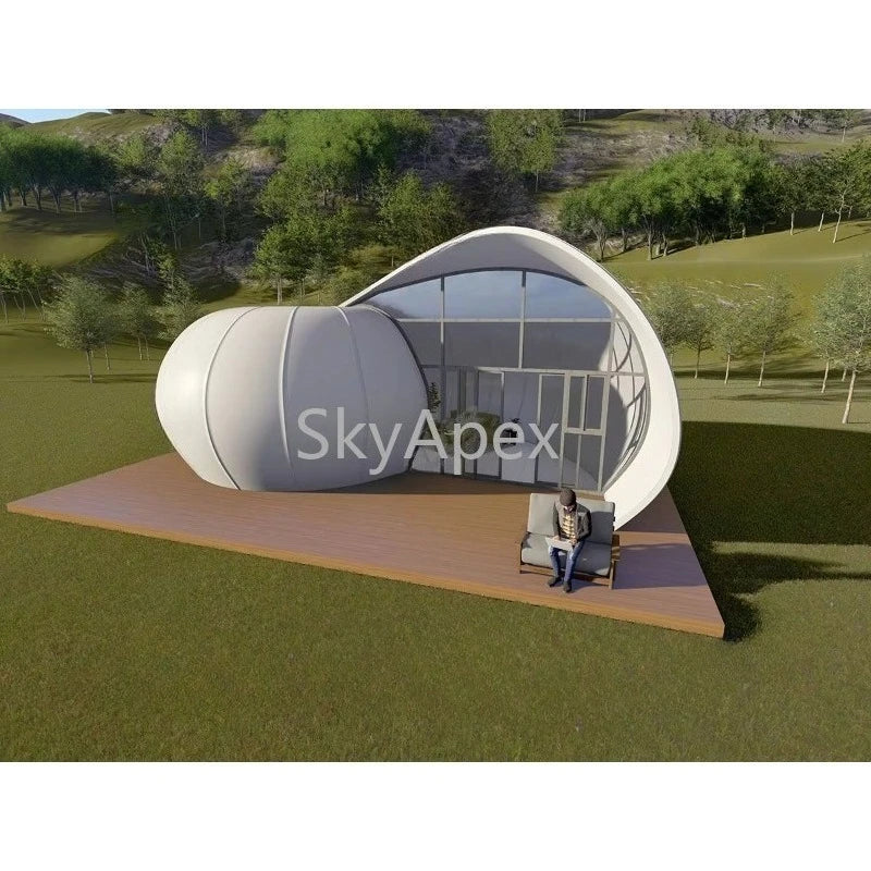 Made in China Geodesic Dome Building Tent Waterproof UV Resistant Windproof Spacious Customized For Luxury Glamping Party Events