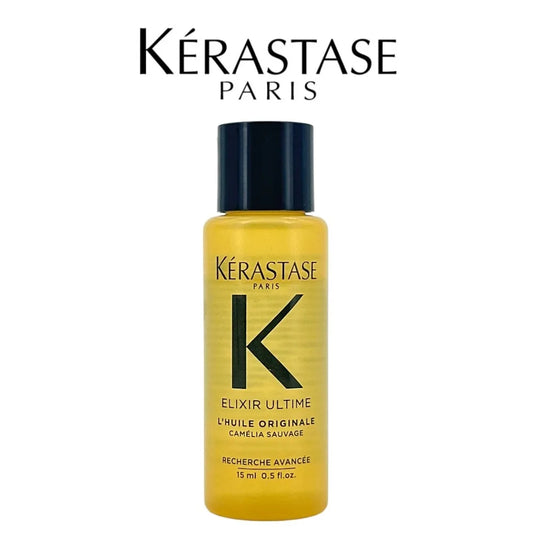 Kerastase Elixir Ultime Camellia Hair Oil 15ml, Original Hair Serum for Women/Men, Hair Care Treatment