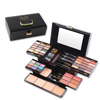 Professional Makeup Set Box Matte Glitter Eyeshadow Foundation Powder Kit Blush Women Multi-functional Palette Cosmetic Case