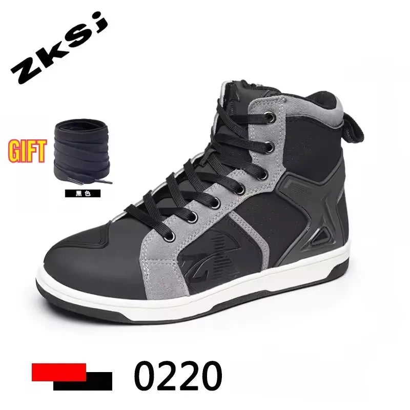 Motorcycle Boots Motos Riders Protective Boots Waterproof Non-slip Motocross Mountain Racing Shoes Casual Shoes Botas Para Moto