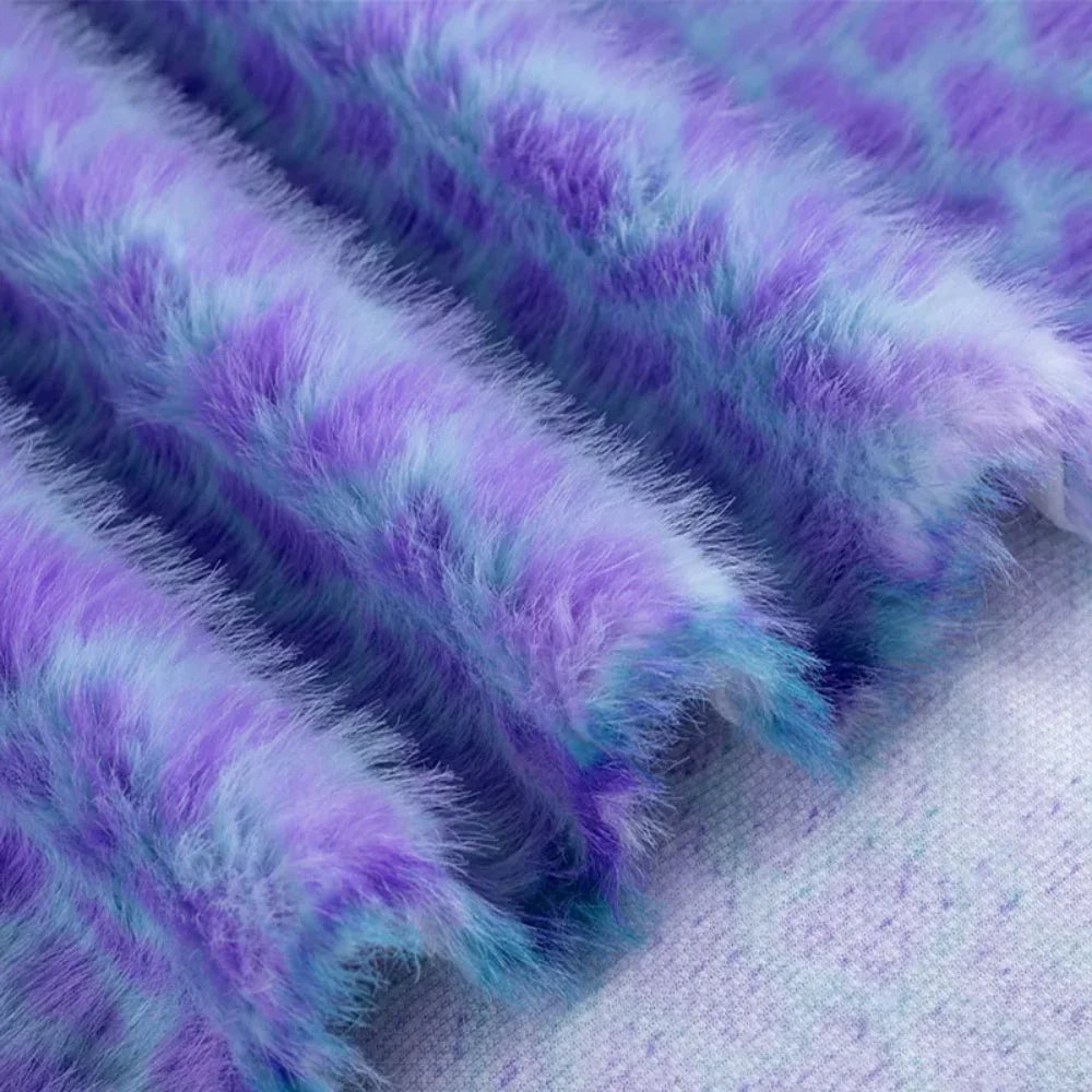 Imitation Mink Printed Plush Fabric for Clothing Photography DIY Handmade Toy Decorative Fabrics Sewing Material Wholesale Cloth