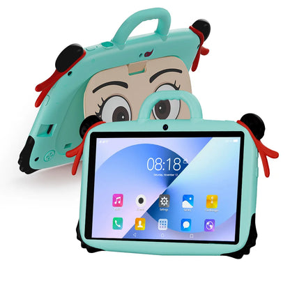 7 Inch New Cartoon Pattern Tablets For Study Education Games Children's Gifts 4GB+64GB ROM Quad Core Dual Cameras WiFi Tablet PC