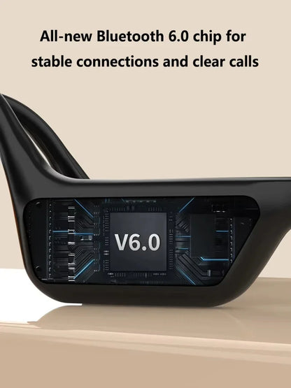 KS8 Open Air Conduction Neckband Sports Earphones Bluetooth 6.0 Ip56 Waterproof Wireless Headset For Running Fitness Commute
