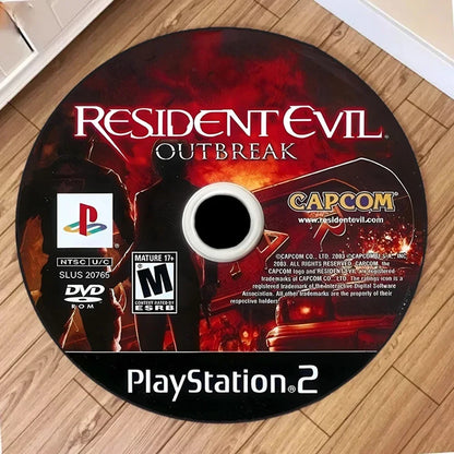 Round Game Machine Rug Living Room Bedroom Computer Chair Floor Mat Hanging Basket Mat Gaming Video Game Room Decorative Carpet