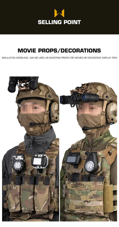 Tactical 601 GPS Navigator Dummy Model Non-Functional Outdoor Hunting Survival Compass Map Navigation Tool Prop