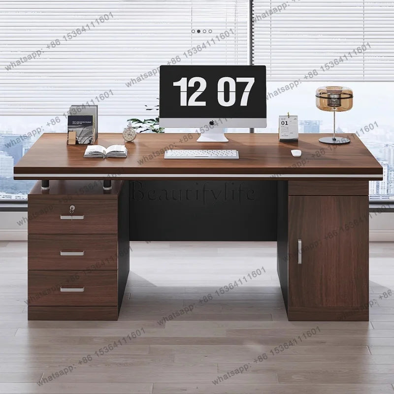 FG Display Luxury Office Desk Bedroom Reception Design Drawers Office Desk Unique Storage Universal Tavolino Postmodern Furnitur