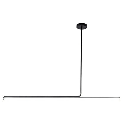 One-word Long Strip Led Restaurant Pendant Lights Nordic Simple Dining Table Bar Chandeliers Modern Home Indoor Lighting Lamps
