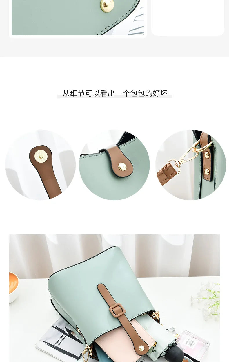 Fashionable Wide Shoulder Strap Women Handbag Classic Retro Small Square Bag Luxury Brand Designer Single Shoulder Crossbody Bag