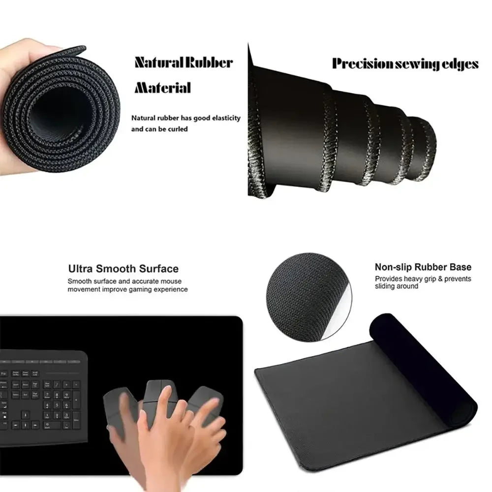 900x400 Flight Simulator Cockpit Mouse Pad, Non-Slip Stitched Edge Rubber Mat, Ideal Desk Pad for Gaming Office Computer Desktop