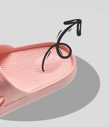 Thick Platform Cloud Slippers EVA Soft Sole Pillow Slides Summer Beach Flip Flops Women Non Slip Bathroom Home Slippers