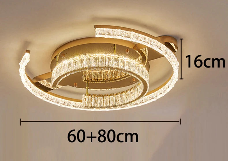 Home Ceiling Light, Bedroom Decoration, Intelligent LED Light, Living Room Ceiling Light, Indoor Lighting Fixture