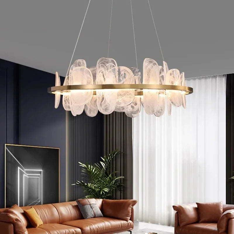 Nordic Style Simple LED Pendant Lights for Living Dining Room Kitchen Food Tables Chandelier Home Decor Hanging Light Fixture