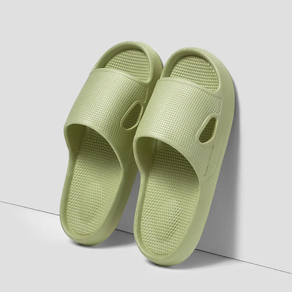 Thick Platform Cloud Slippers EVA Soft Sole Pillow Slides Summer Beach Flip Flops Women Non Slip Bathroom Home Slippers