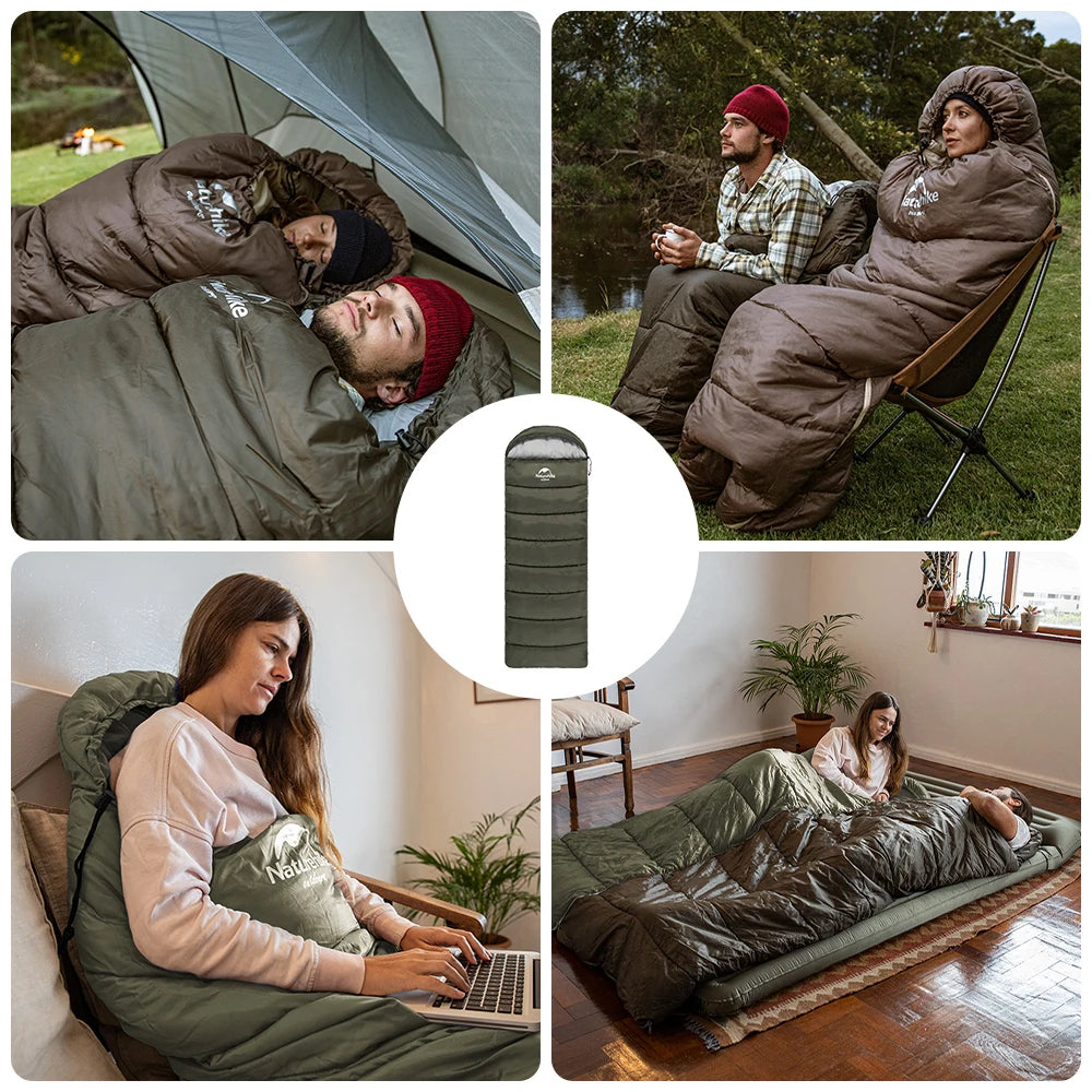 Naturehike Sleeping Bag Ultralight Winter Sleeping Bag Lightweight Waterproof Sleeping Bag Outdoor Camping Sleeping Bag