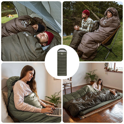 Naturehike Sleeping Bag Ultralight Winter Sleeping Bag Lightweight Waterproof Sleeping Bag Outdoor Camping Sleeping Bag
