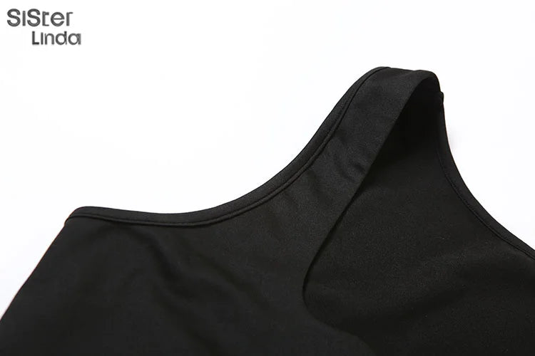 Sisterlinda Sexy Hollow Elegant Midi Dress Women 2023 Summer Sleeveless Hipster Side Split Bodycon Party Clubwear Vestidos Mujer