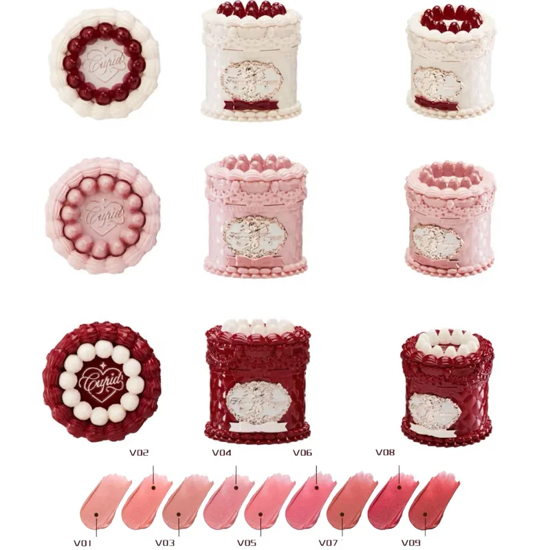 Flower Know Strawberry Cupid Box Collection Make Up Sets Cosmetics Full Set Palette Pressed Powder Blush Lipstick Mystery Box