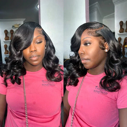 2026 HOT SALE Body Wave Lace Front Wig PrePlucked Brazilian Human Hair Lace Frontal Wigs For Women Lace Closure Wig