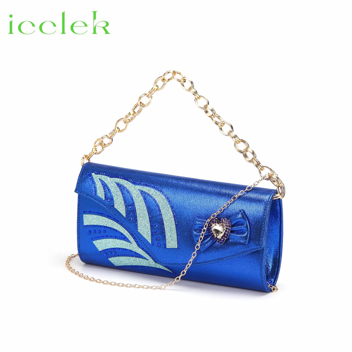 2024 New Arrival Elegant Style Fuchsia Color Low Heels Nigeria Popular Design African Ladies Shoes And Bag Set