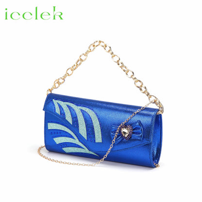 2024 New Arrival Elegant Style Fuchsia Color Low Heels Nigeria Popular Design African Ladies Shoes And Bag Set