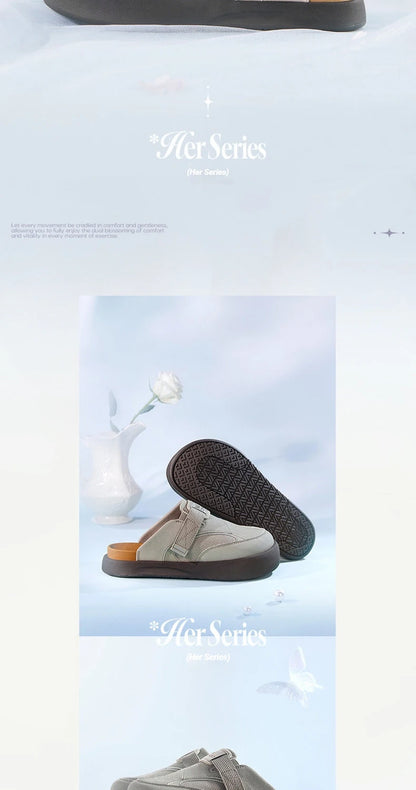 361 Degrees YY Bokken Women's Slippers Casual Wear Soft Comfortable No shoelaces Convenient Female Outdoor Slippers 682626705