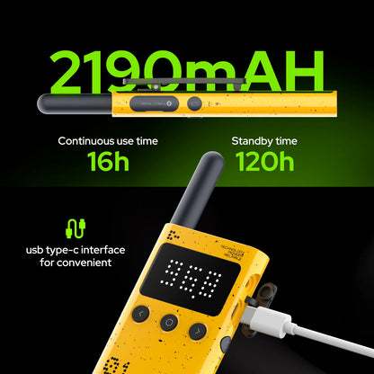 BEEBEST A101OS Lito Walkie Talkie Long Standby Optional Bands 5km Distance IP54 Outdoors Security With Finger PTT For XIAOMI 2S