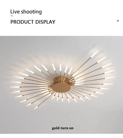 Modern Firework s Led Ceiling Lamp Creativity Living Dining Room Ceiling Chandelier Home Lighting Bedroom Light Luster Luminaire