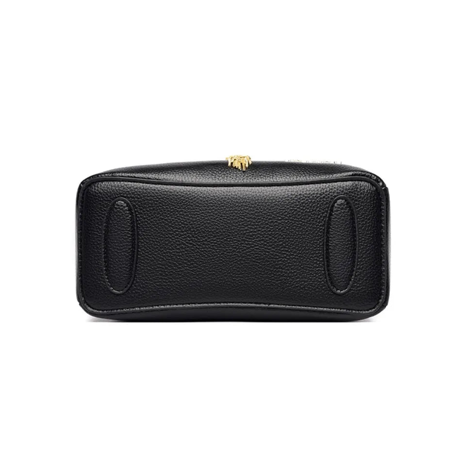 Luxury Hand bags For Women High Quality Pu Leather Three layers Ladies Shoulder Crossbody Bag Bucket Tassel Commuting Sac A Main