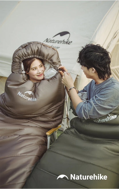 Naturehike Camping Sleeping Bag Ultralight Waterproof 4 Seasons Warm Envelope Type Sleeping Bag for Outdoor Hiking Backpacking