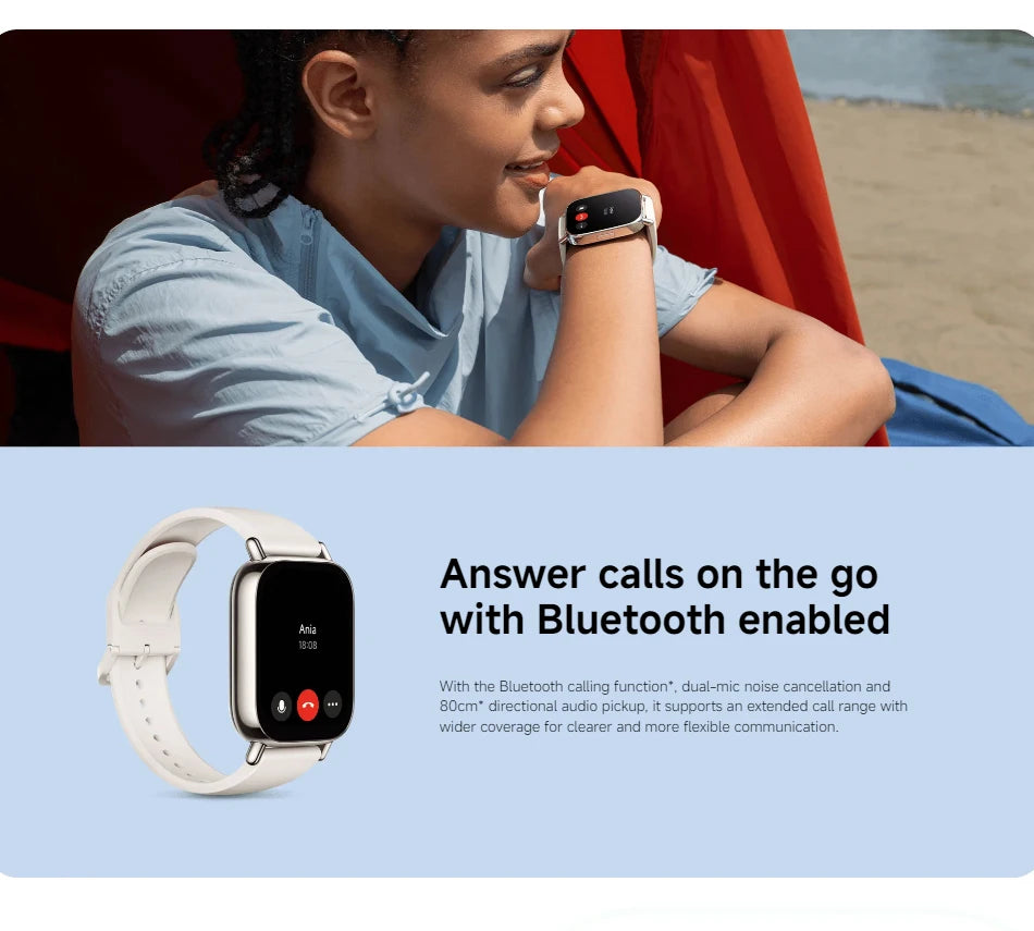 Xiaomi Redmi Watch 5 Lite Global Version 1.96'' AMOLED 18-Day Battery life Built-in GNSS Bluetooth® Call 150+ Modes Smart Watch