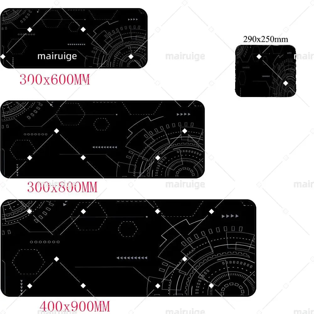 Mouse Pad Gaming Accessory Mechanical Drawing Large HD Mousepad XXL MousePad Natural Rubber Carpet Non-Slip Table Mat Office Rug