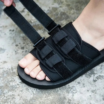 High Quality Outdoor Men Slippers Hook&Loop Canvas Casual Couple Shoes Slip-on Beach Slippers Sandals Women Shoes Flip Flops