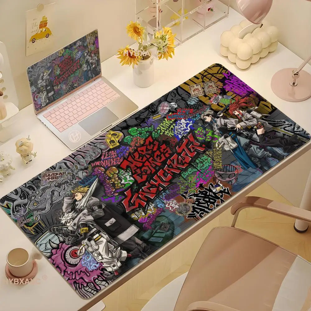 Anime Gachiakuta game large mouse pad suitable for office soft desk pad computer accessories non-slip keyboard rubber mouse pad