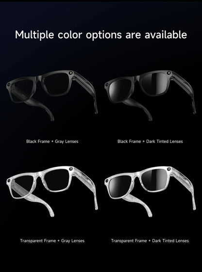 2026 New Smart AI Glasses 800W Shooting Camera HD Photo Video Voice Call Translation Waterproof Bluetooth AI Motorcycle Glasses