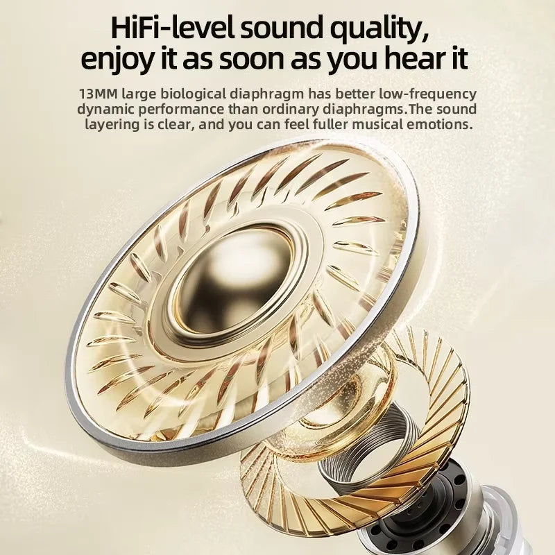 B52-Wireless bluetooth headset small earbuds sleep work sports invisible headphones HD HIFI bass sound quality earphones