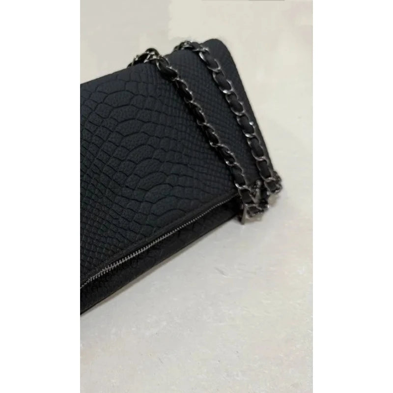 New Fashion Women Envelope Bag PU Leather Retro Crossbody Bag Luxury Design Ladies Shoulder Bag